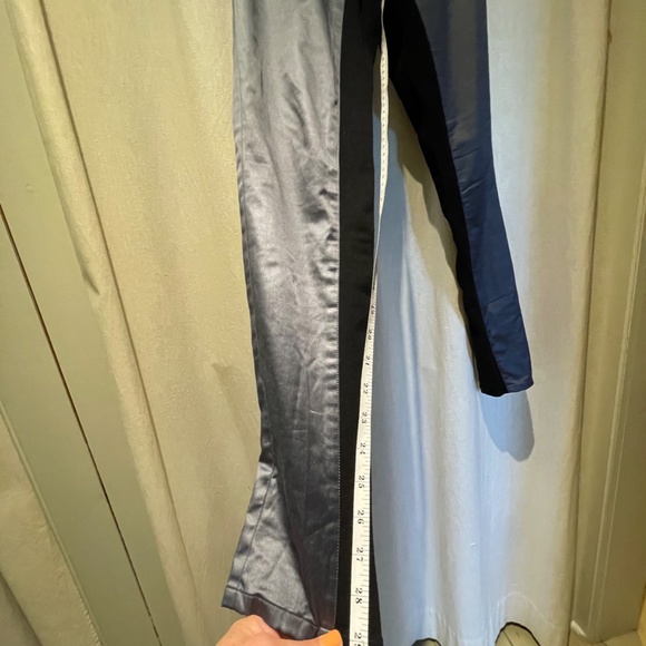 Mylène B. Designer pants from Mtl. Stretch and super nice!  Cobalt blue & Black - Picture 15 of 16